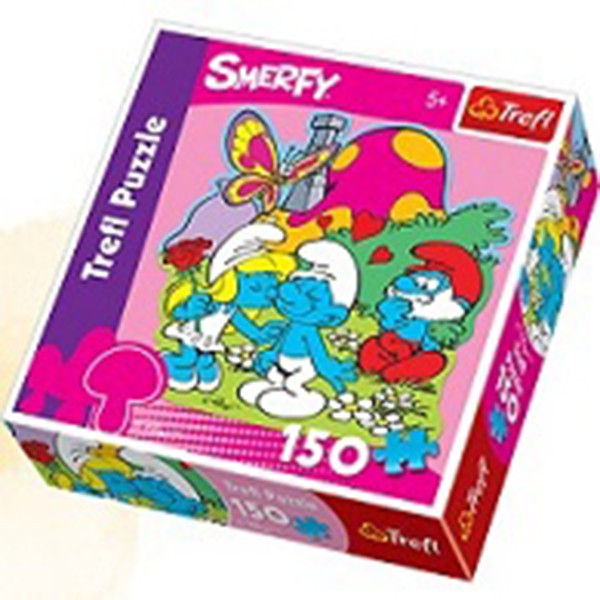 TREFL Puzzle sa Konturama 150 smerfy