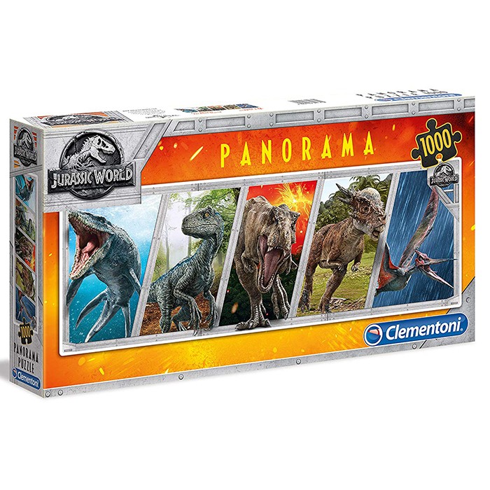 Clementoni Puzzle 1000 Panorama Jurassic World 39471