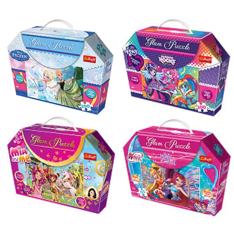 Puzzle 100 Glamour/ U Torbici/ Trefl