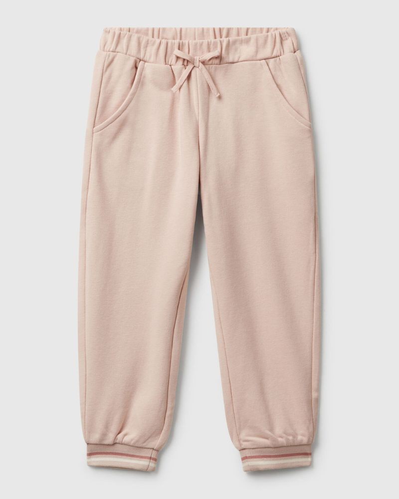 Benetton Hlače za djevojčice 32N4GF054P-12U-XS, Roze