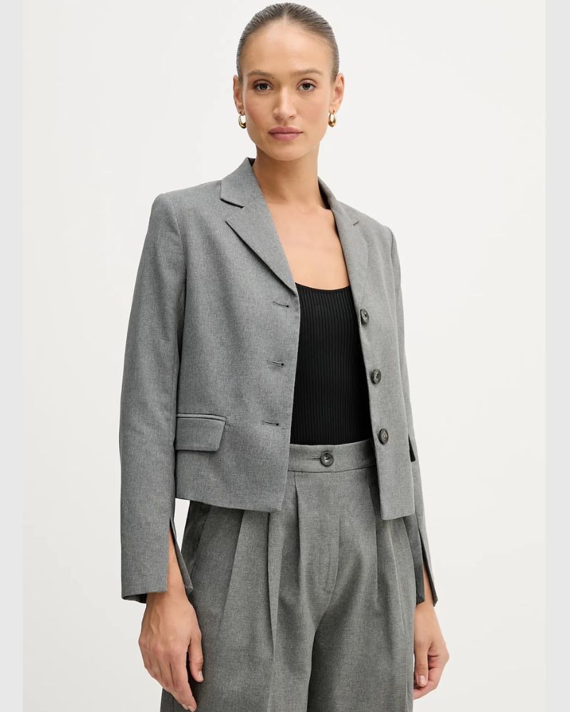 Benetton Ženski sako 2V99LW03K-901-46, Sivi