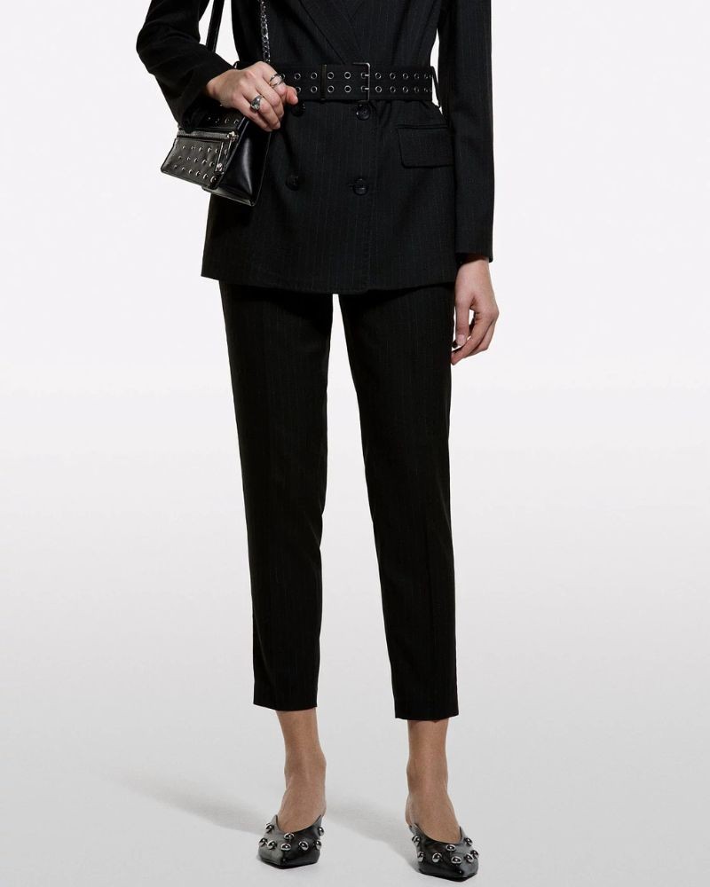 Benetton Ženske hlače 42T7LF07X-901-42, Crne