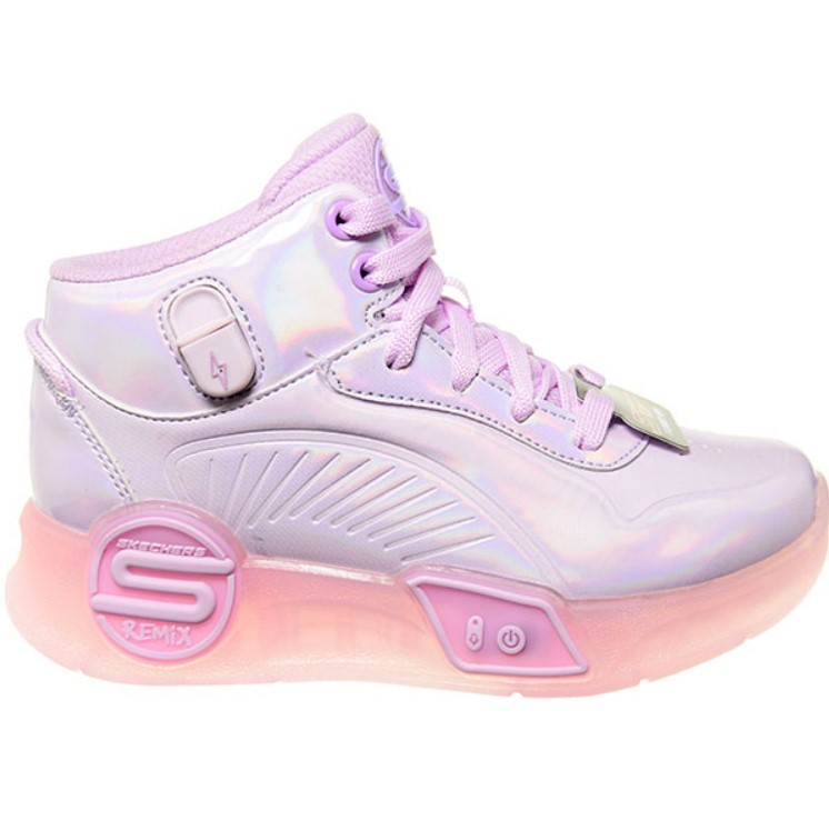 Skechers Patike za djevojčice S-LIGHTS REMIX roze-ljubičaste