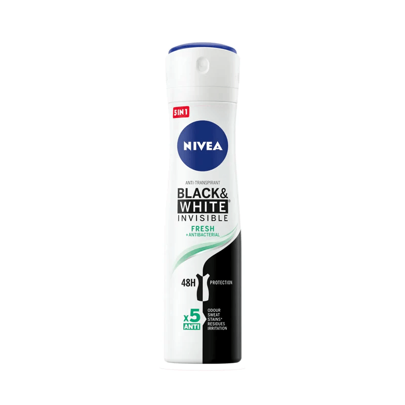 NIVEA Ženski dezodorans Black & White Invisible Fresh 150 ml