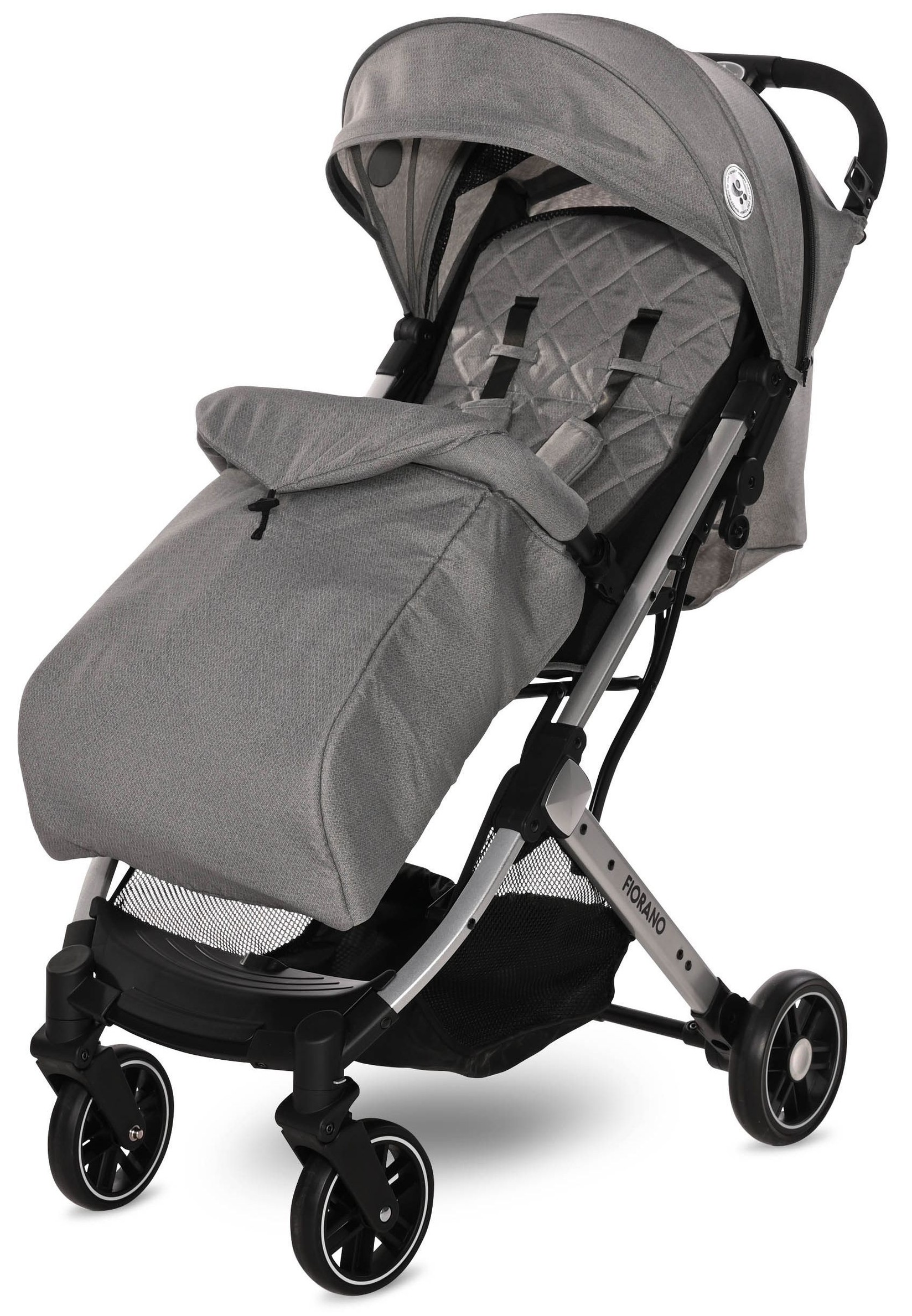 Lorelli Kolica Fiorano dolphin+footcover, Siva