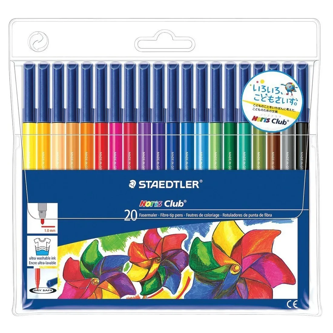 Staedtler Flomasteri Noris club, 20 nijansi