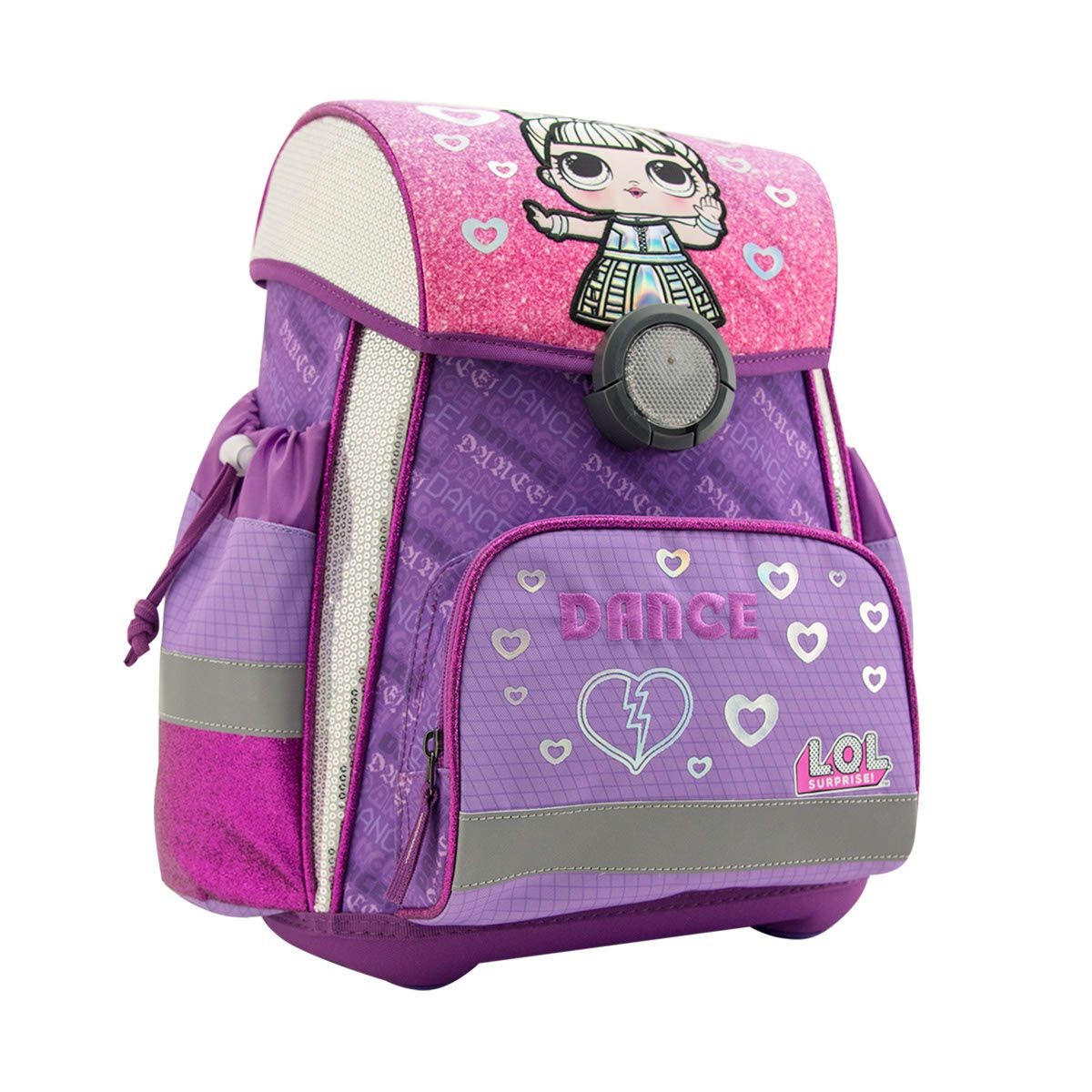 LOL Školski ruksak Lets dance anatomski LOLFSB2130 ljubičasti