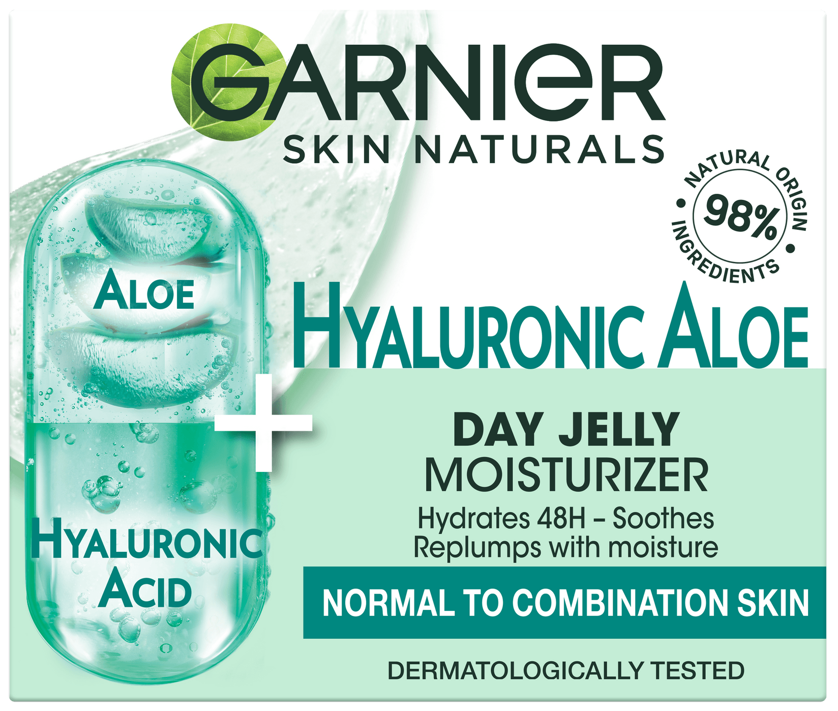 Garnier hidratantni gel za lice za normalnu kožu Skin Naturals Hyaluronic Aloe Jelly 50 ml