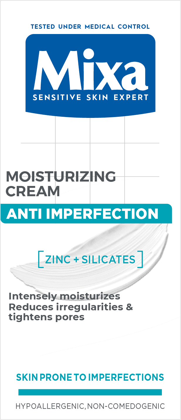 Mixa Ženska hidratantna krema za problematičnu kožu, 50 ml