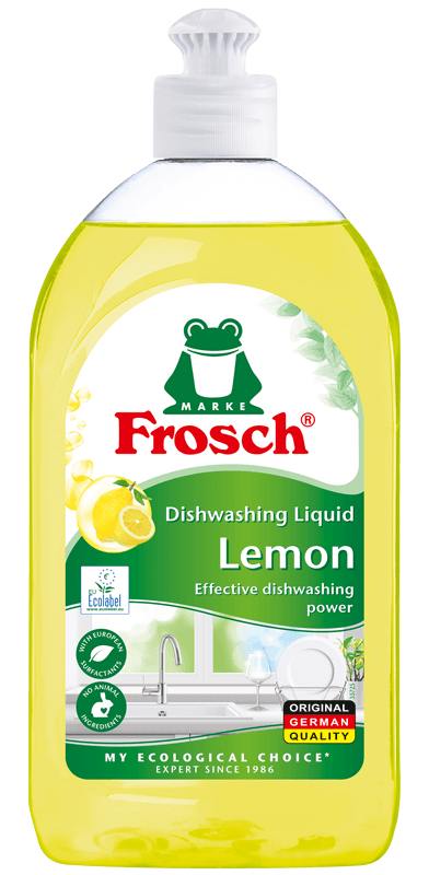 Frosch Deterdžent za Ručno Pranje Posuđa Limun 500Ml (Novo)
