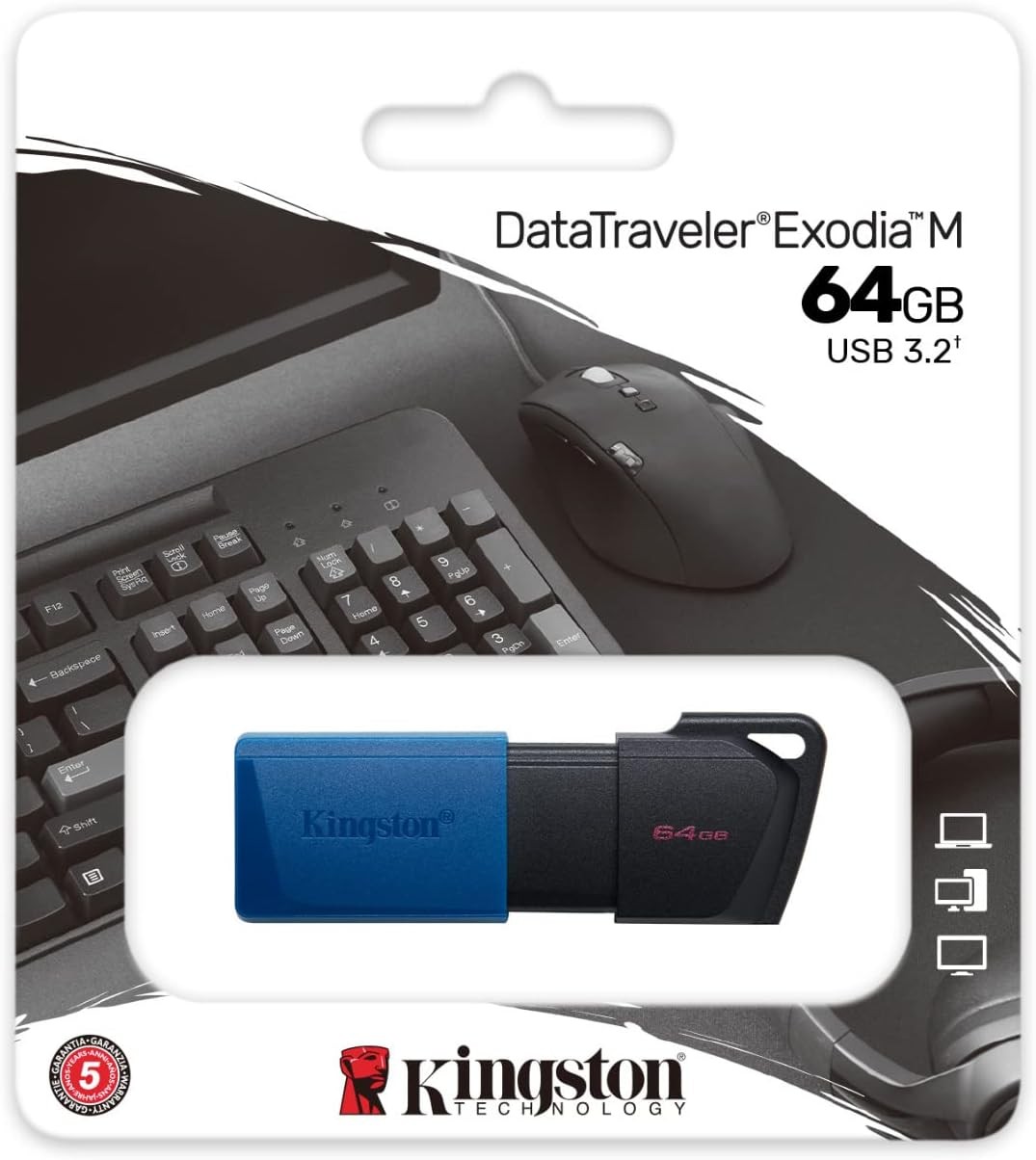 Kingston DTXM/64GB USB fleš memorija, 64 GB, plavo-crna