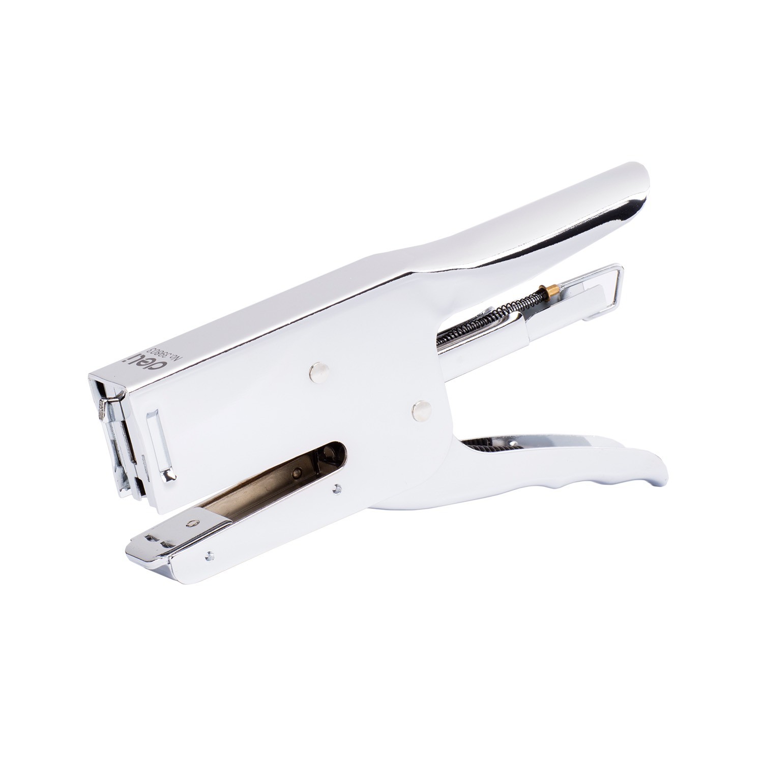 Heftalica za papir Deli E39803, 25 listova, bijela