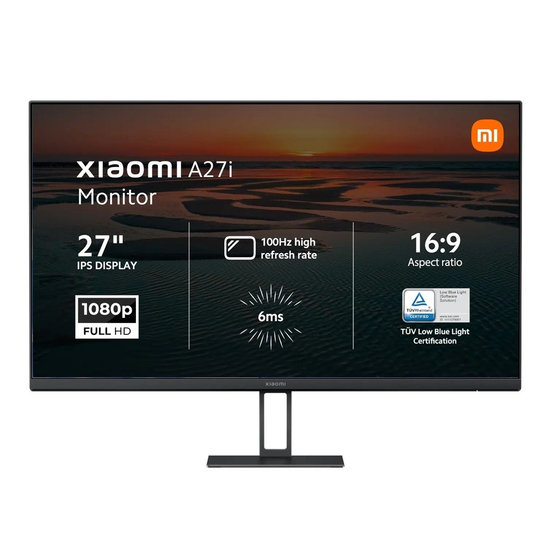 Xiaomi monitor 27" A27I, 1920X1080, Ips, 100Hz, Hdr10, Hdmi, Dp, kompatibilan sa Vesa, Ela5345Eu