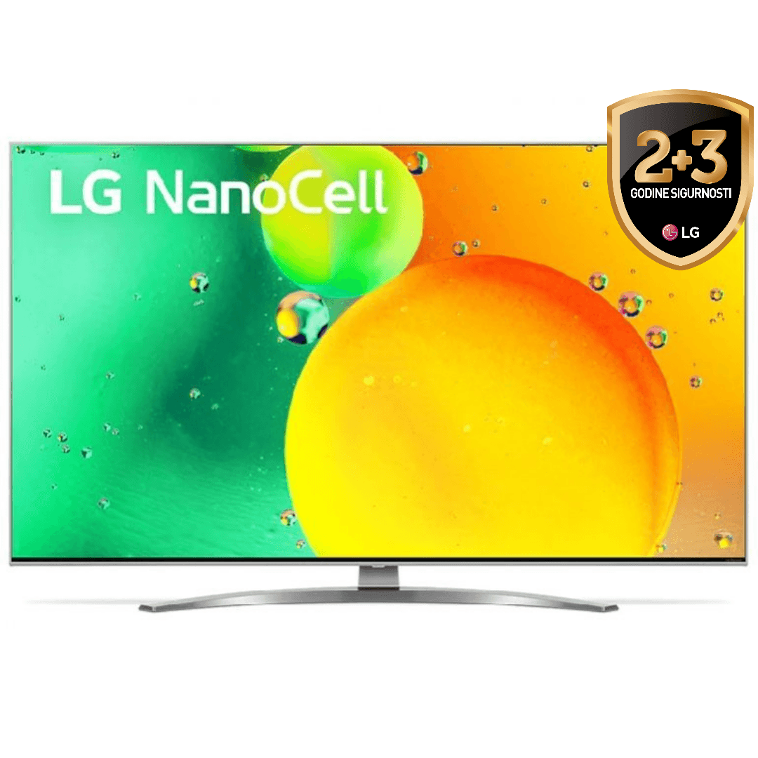 LG TV 55NANO783QA svijetlo siva