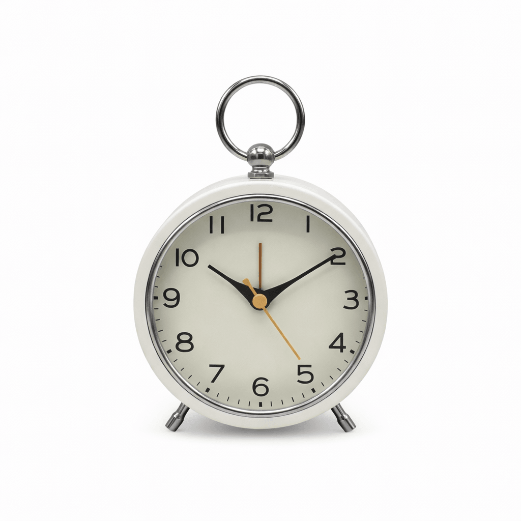 Stoni metalni alarm sat sa svjetlom 16 x 11 x 5.5 cm