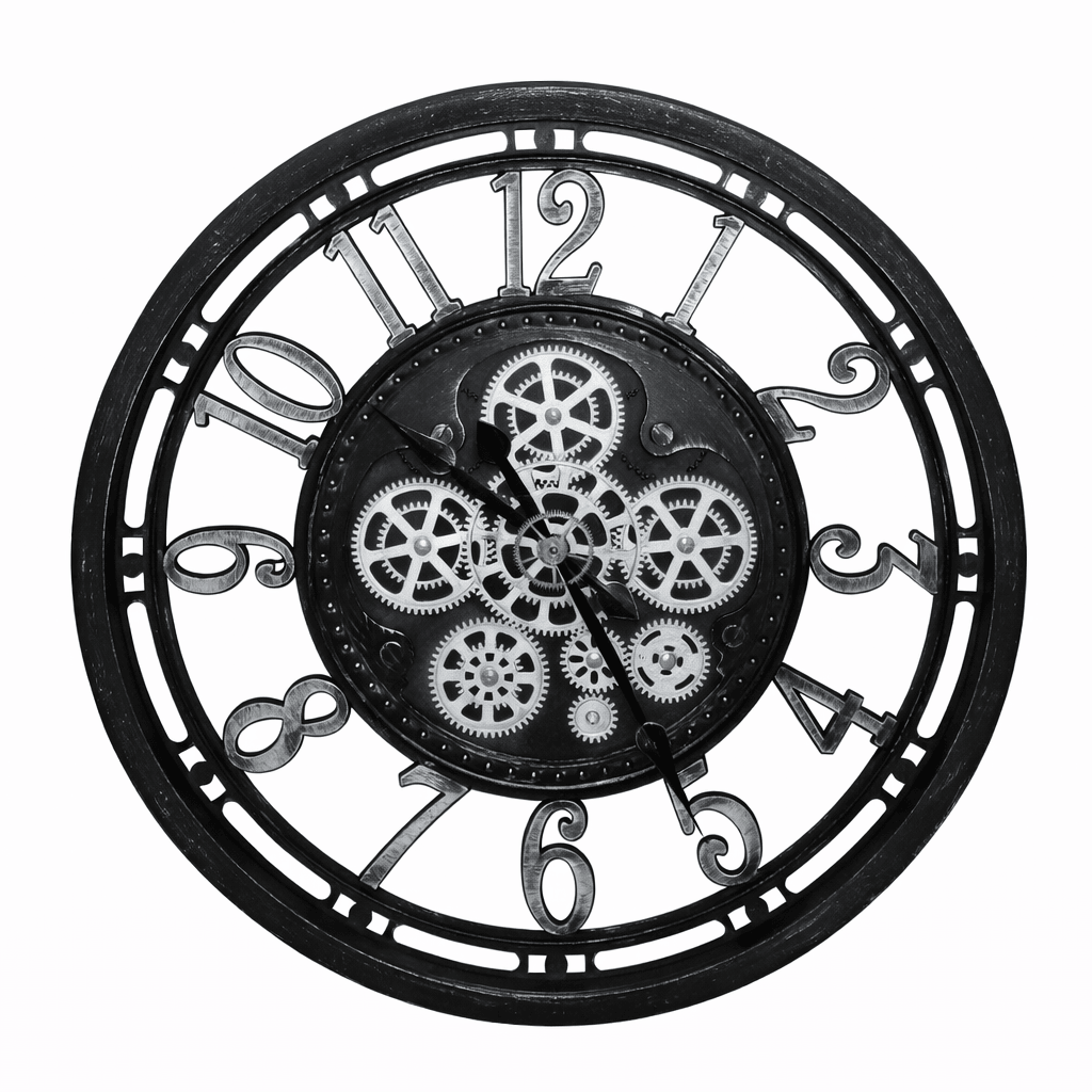 Zidni sat sa pokretnim mehanizmom FI 60 cm