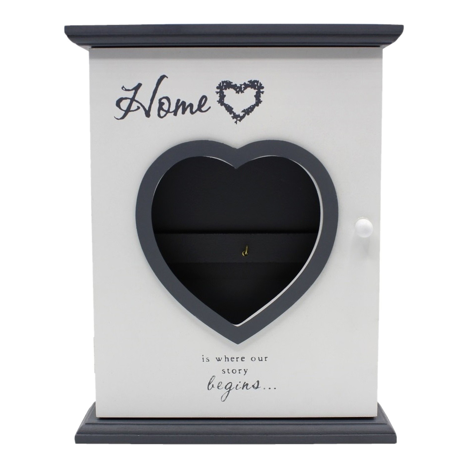 Dekorativna zidna kutija za ključeve 27 x 21 x 6.5 cm