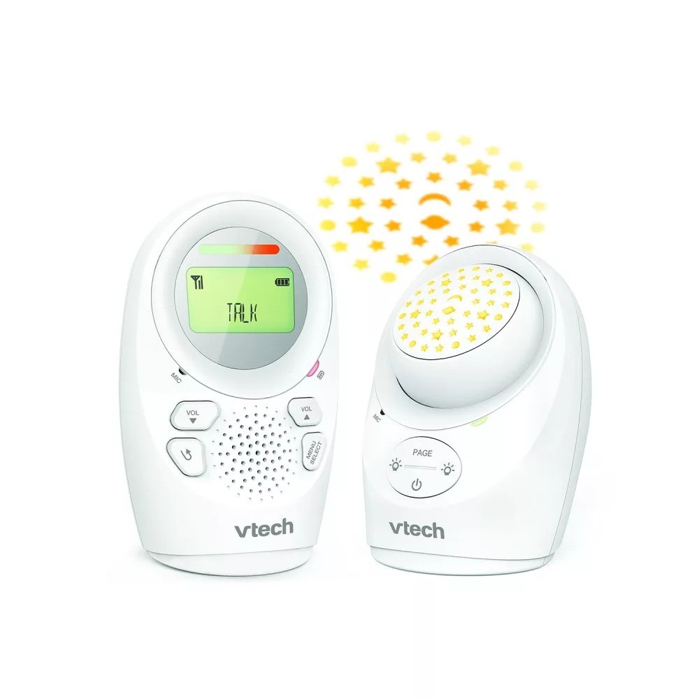 VTECH baby audio monitor s LCD ekranom, DECT tehnologijom i projekcijom na strop