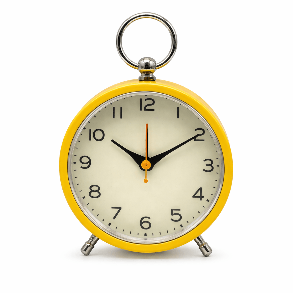 Stoni metalni alarm sat sa svjetlom 16 x 11 x 5.5 cm