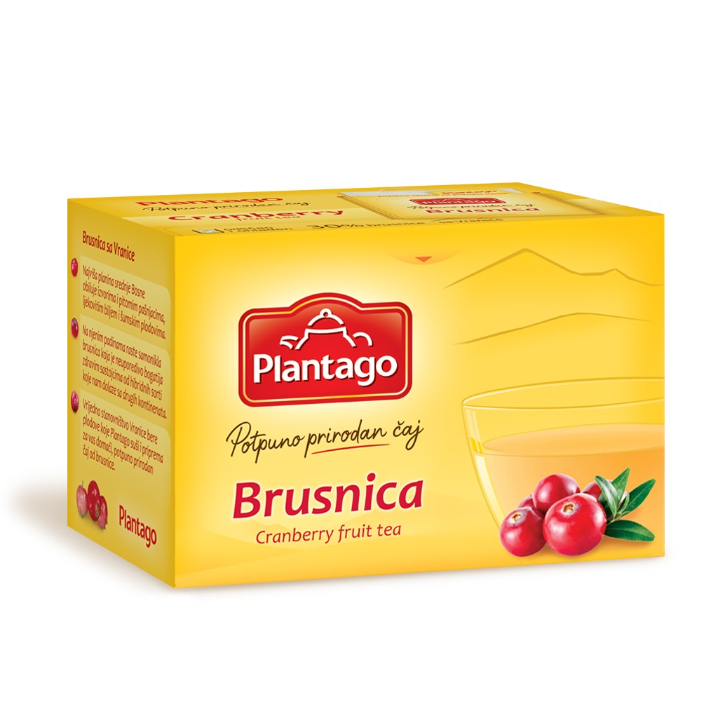 PLANTAGO čaj od brusnice