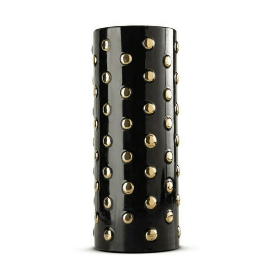 METALLON HOME Dekorativna vazna Noir Dots