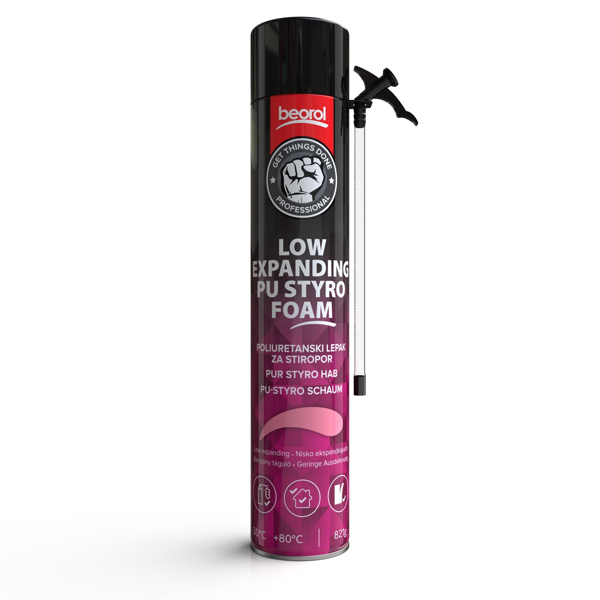 BEOROL poliuretansko ljepilo za stiropor 821g/658ml