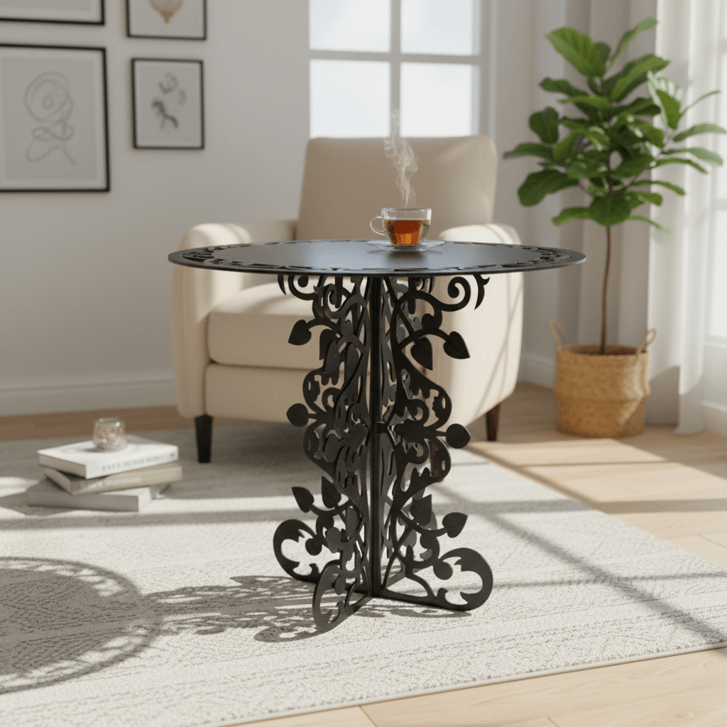 METALLON HOME Stol Kovani 57x50 cm