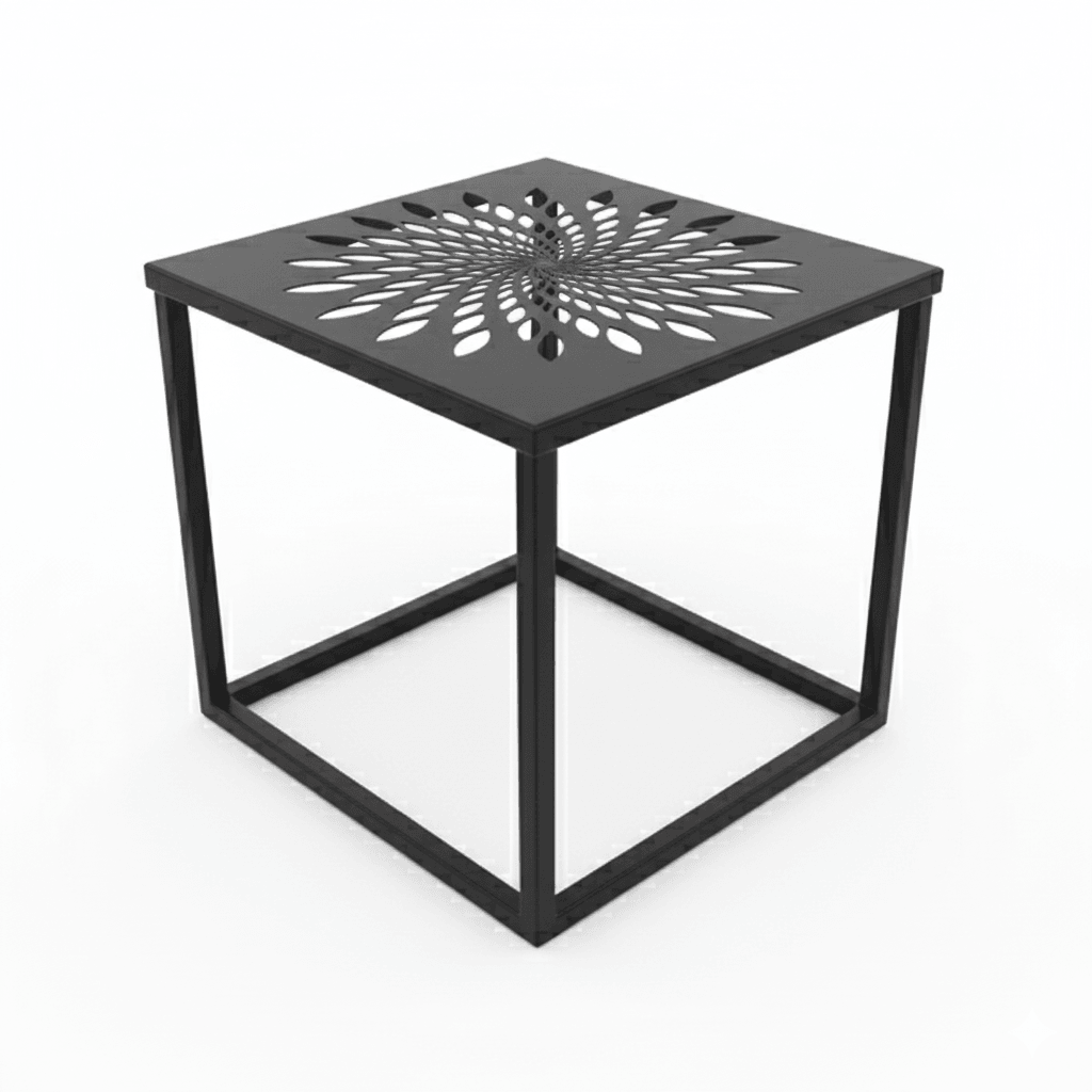 METALLON HOME Stol Dinamik 40x40 cm