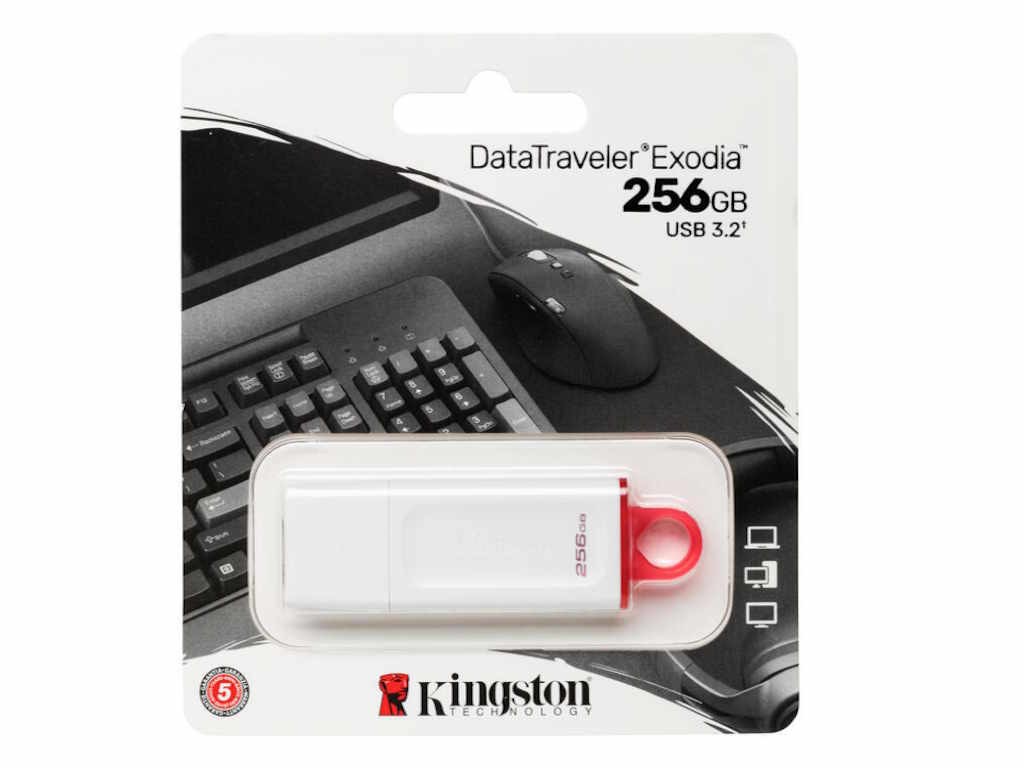 Kingston USB fleš memorija 256GB 3.2 Exodia KC-U2G256-5R crna