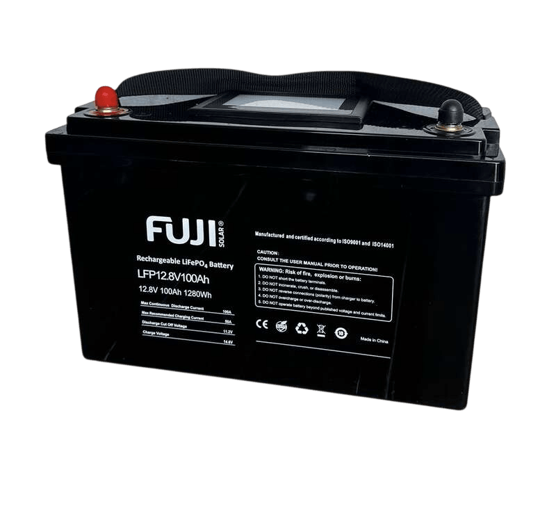 FUJI SOLAR litij-ionska baterija LFP-12,8V-100Ah+LCD-NEATA