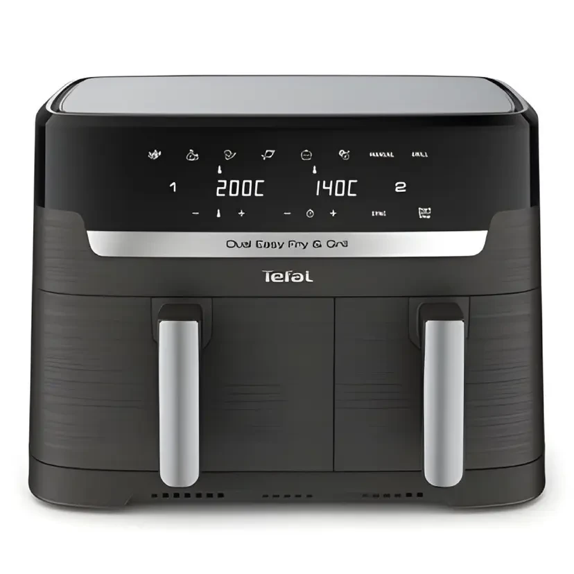 Tefal friteza na vrući zrak Dual Easy Fry & Grill EY905B10 - dupla, siva