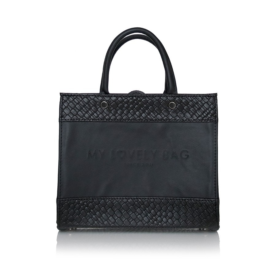 Lovely Bag Pandora Mini - Crna Torba, Crni Metal