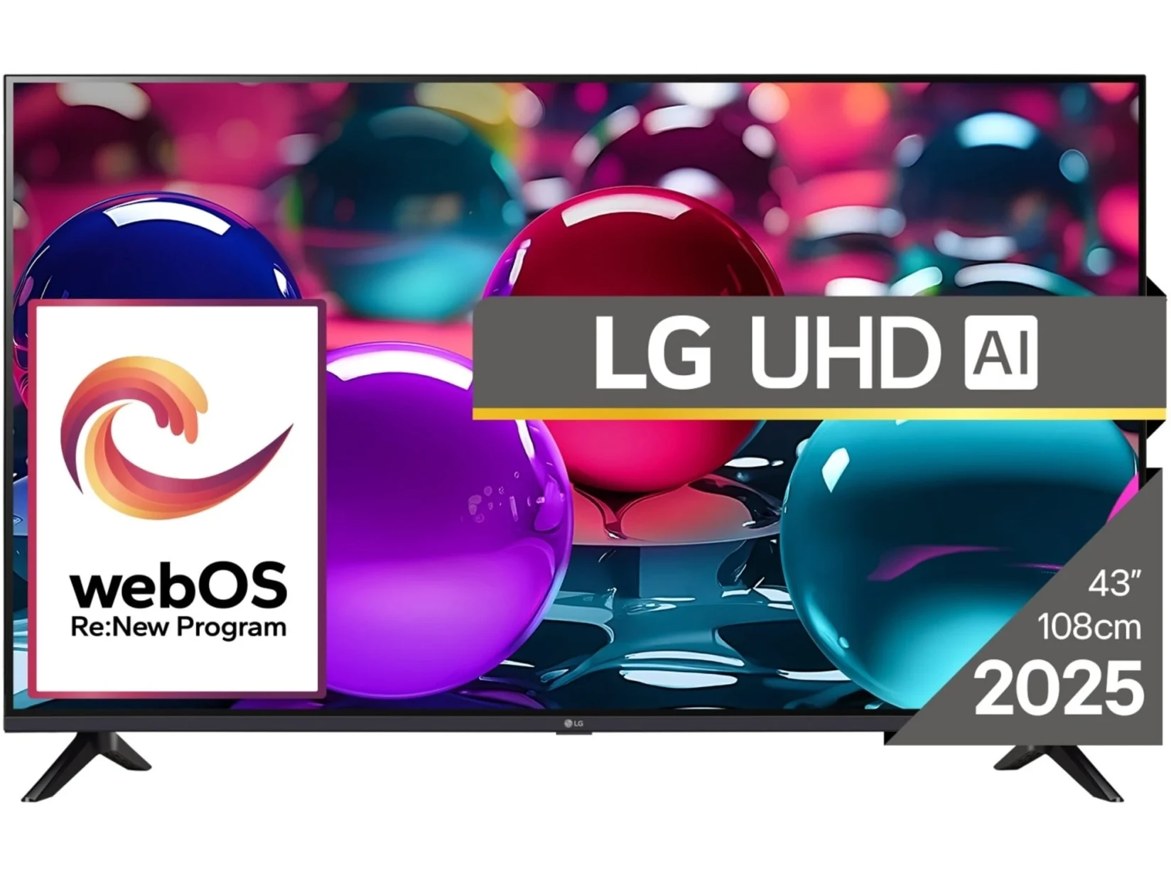 LG TV 43UA73003LA, 43", 4K HDR, Pametni TV, 2025