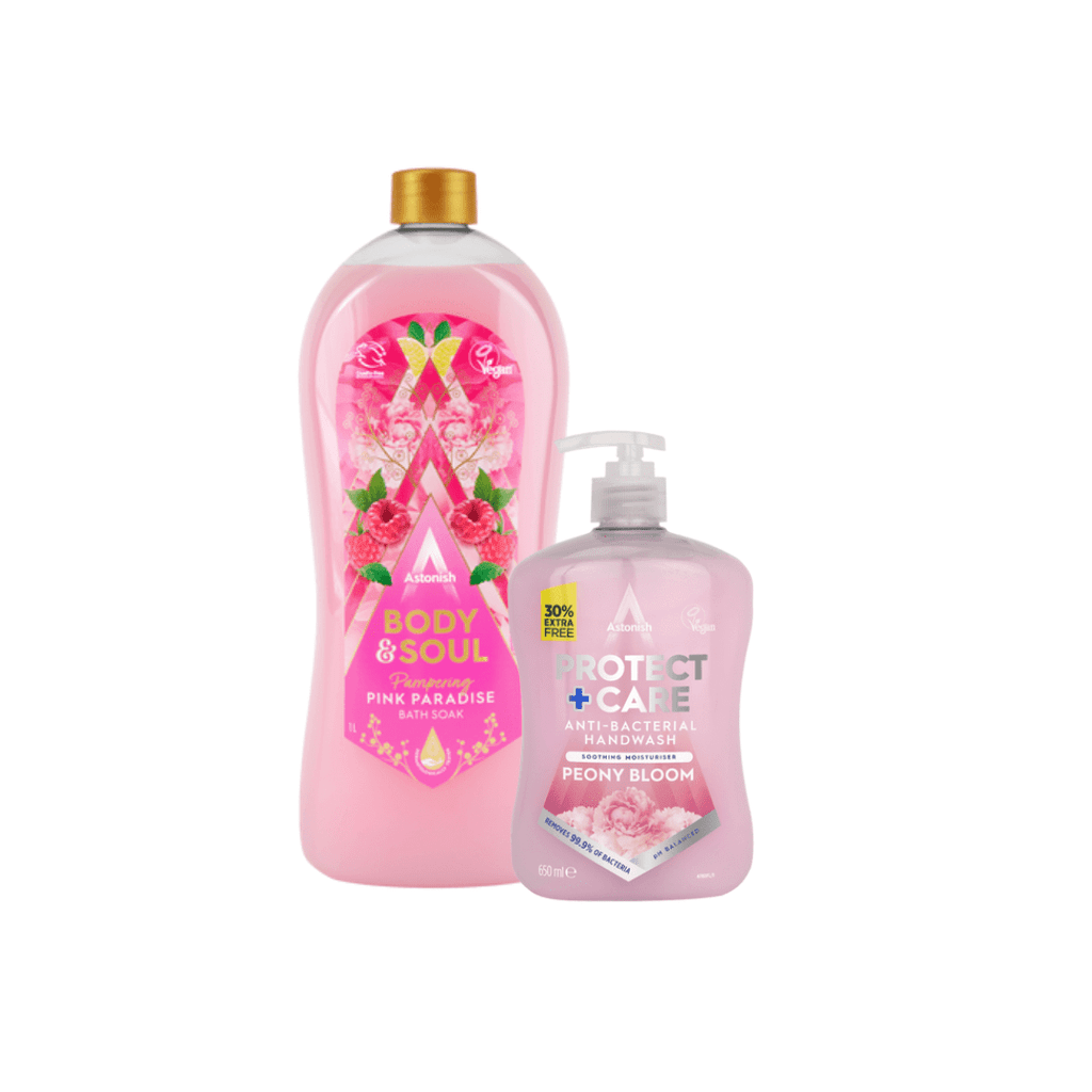 Astonish Set za kupaonicu Rozi