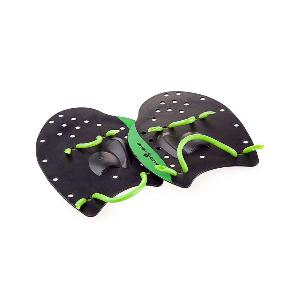 Mad Wave Lopatice za plivanje Paddles Pro, Crno-zelene