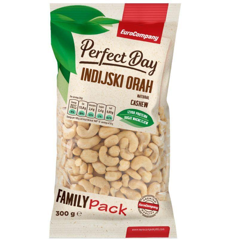 EuroCompany99 Indijski oraščić sirovi Family Pack, 300 g