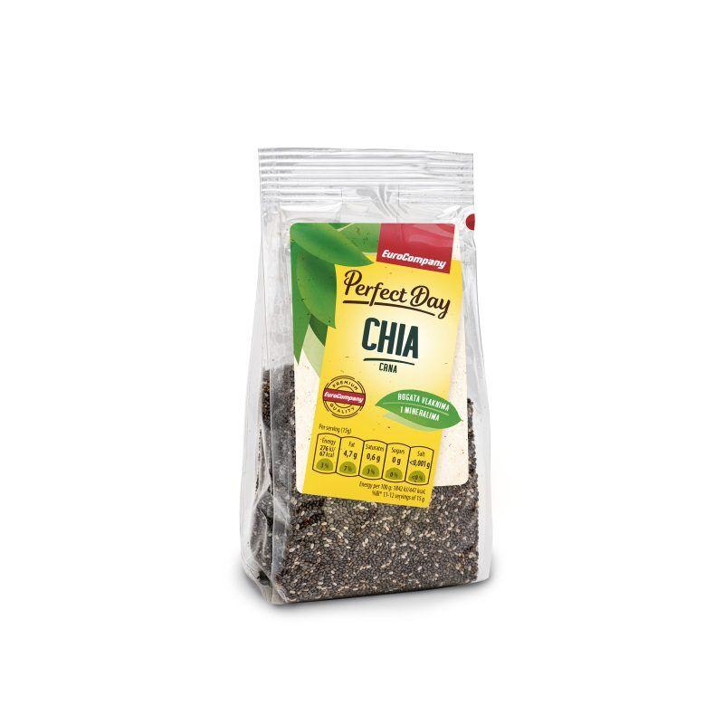 EuroCompany99 Chia sjemenke crne Perfect Day, 175 g