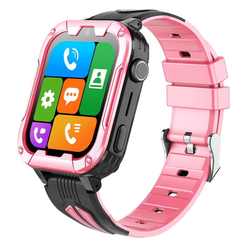 Mador Dječiji pametni sat D39, 1.83", 4G, SIM, GPS, Roze
