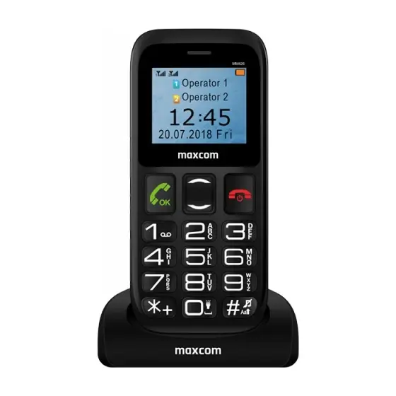 Maxcom Mobili telefon Comfort MM426, 1.77", Dual SIM, Crni
