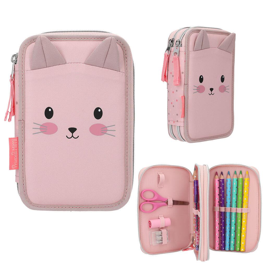 Depesche Dvostruka pernica Princess Mimi Cat, Roze