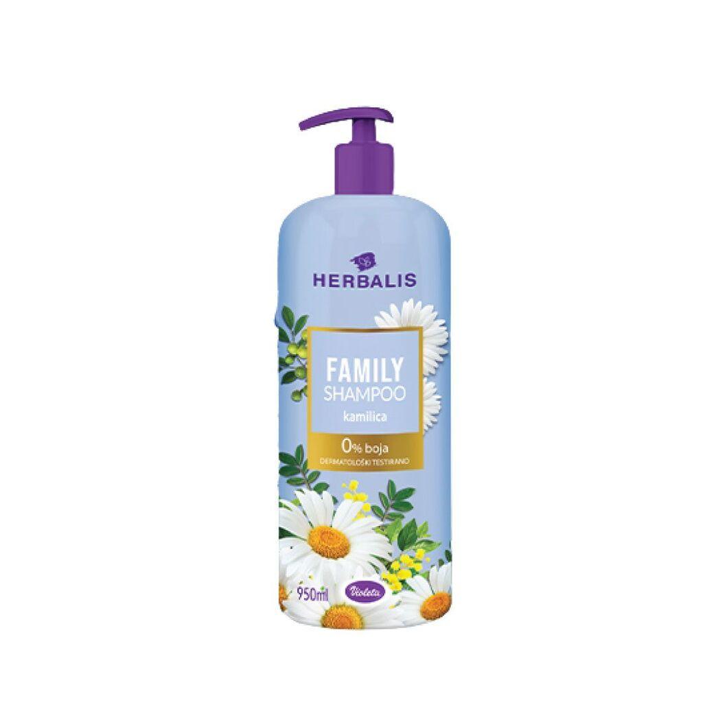 Herbalis Kamilica šampon za kosu s pumpicom, 0,95 l