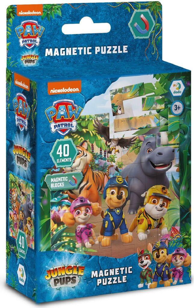 Dodo Magnetne puzzle Džungla Paw Patrol, 40 dijelova