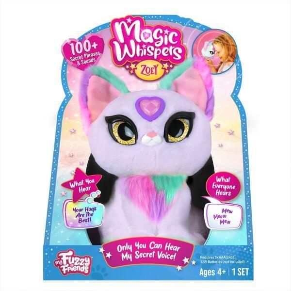 Magic Whispers Kitties Plišana igračka Mačka Zoey, Bijela