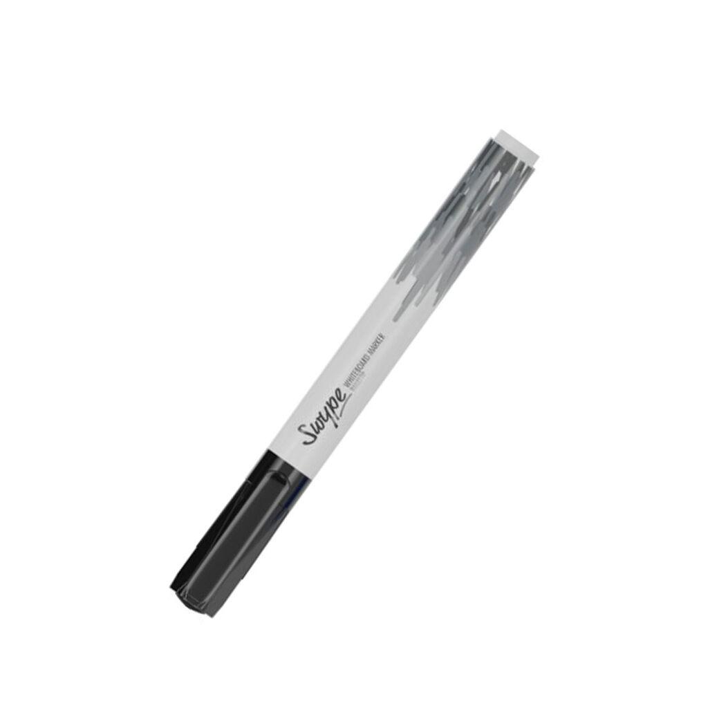 Linc Marker za bijelu tablu, Swype Whiteboard, Crni