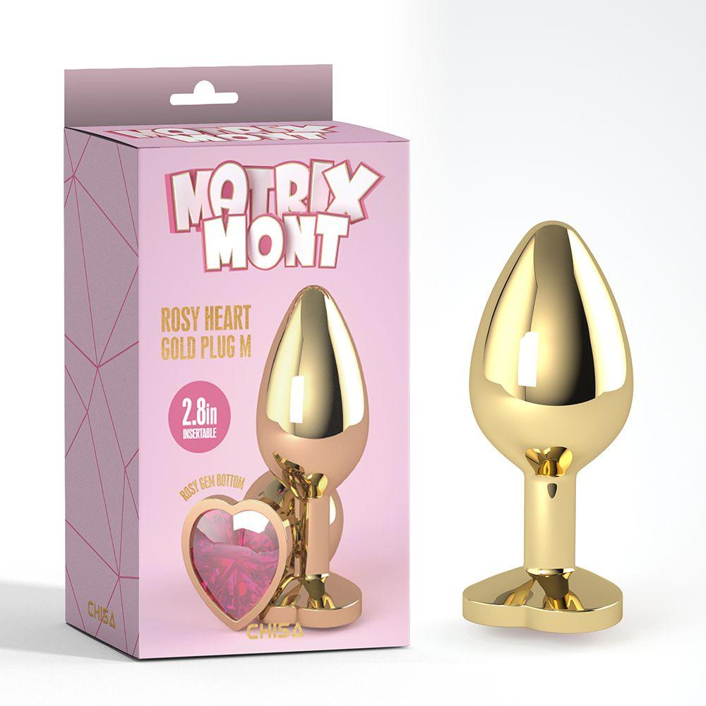Chisa Analni dildo Rosy Heart M