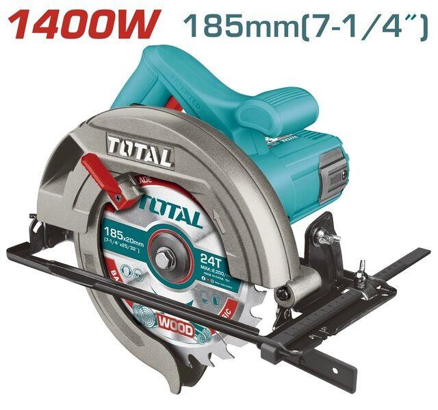 Total Tools Kružna pila električna TS11418526, 1400 W, 185 mm, Industrial