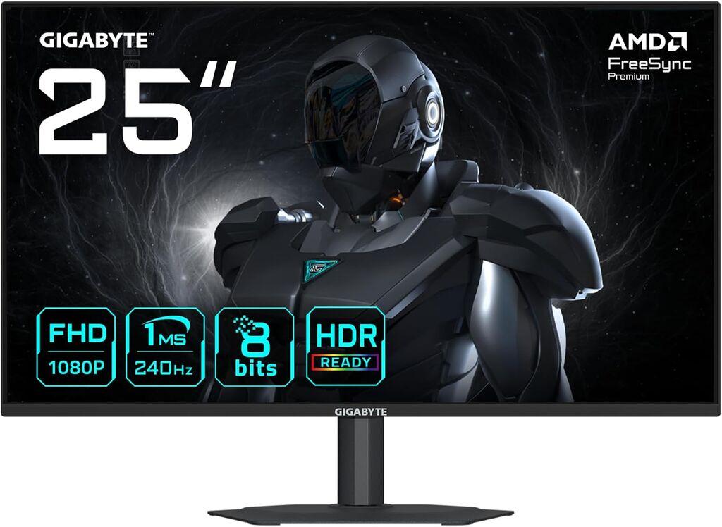 Gigabyte gejmerski monitor G25F2A, 25" FHD (1920x1080), SS IPS, 240Hz