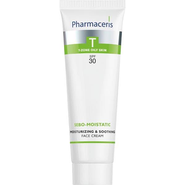 Pharmaceris Hidrantna i umirujuća krema za lice Sebo moistatic, spf30, T, 50ml