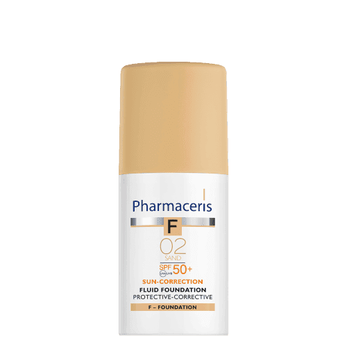 Pharmaceris Korektivni tečni puder Sand 02, spf50, F, 30ml
