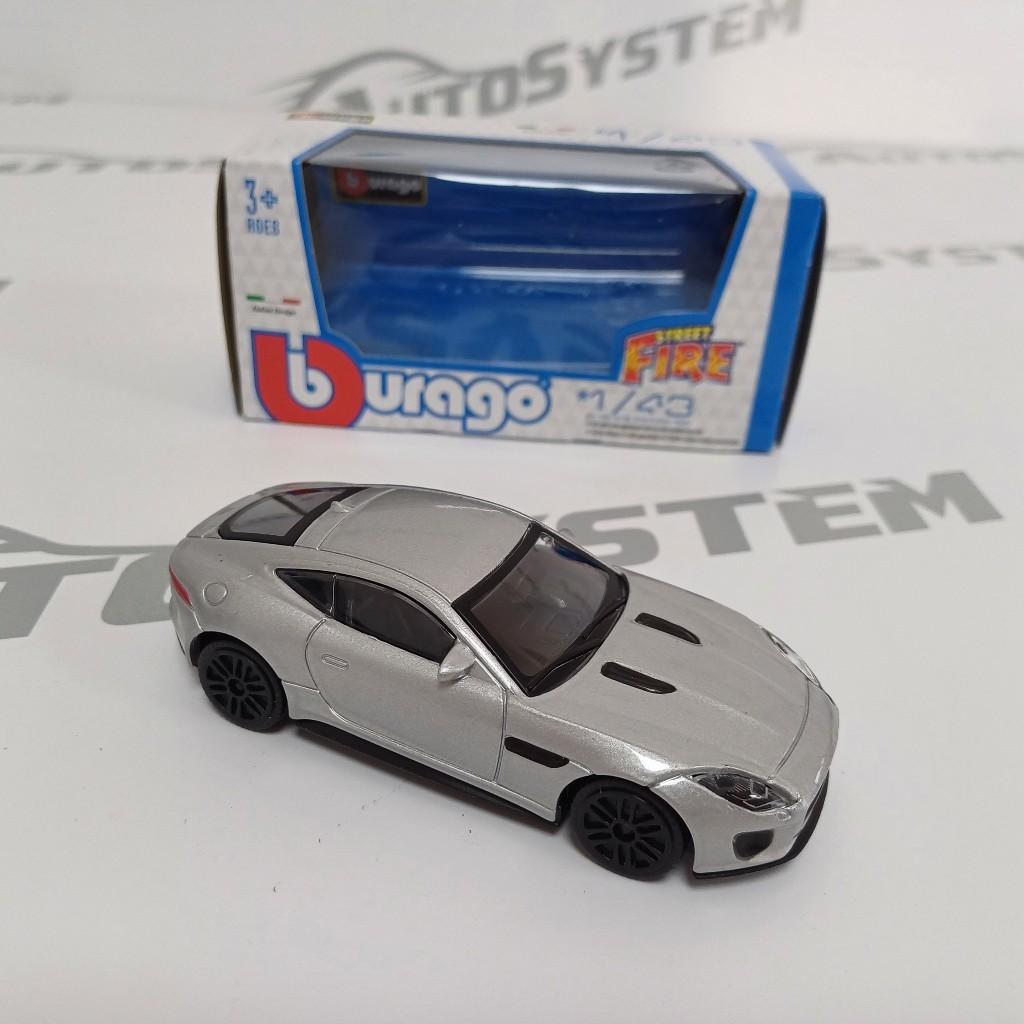 Burago Auto Igračka Jaguar F-Type, 1:43, Sivi